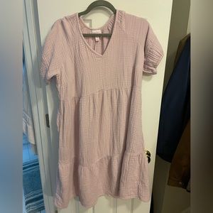 Lilac maternity dress